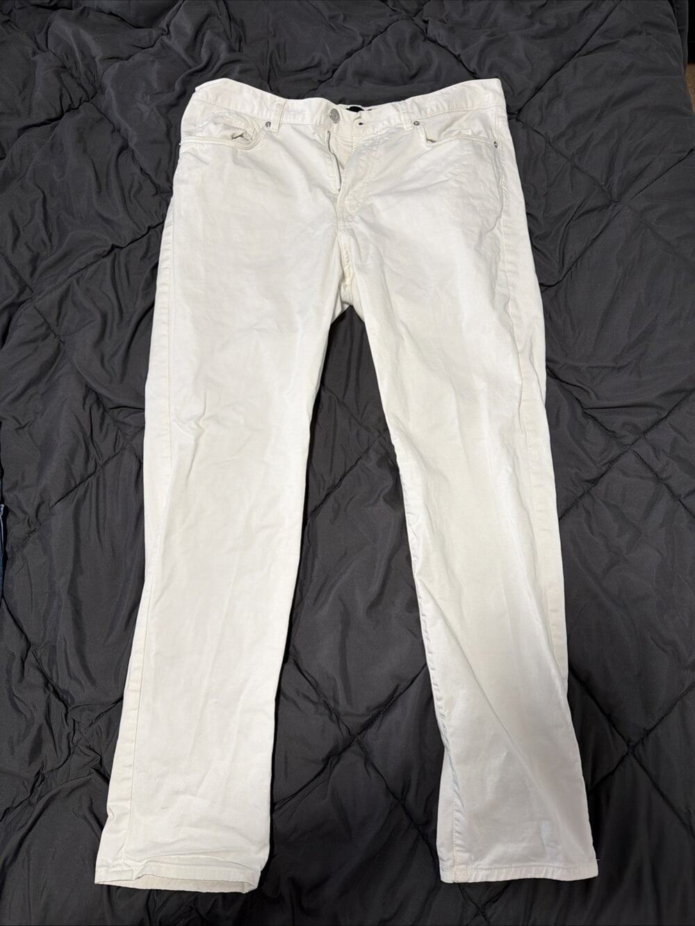 H & M White Pants Men